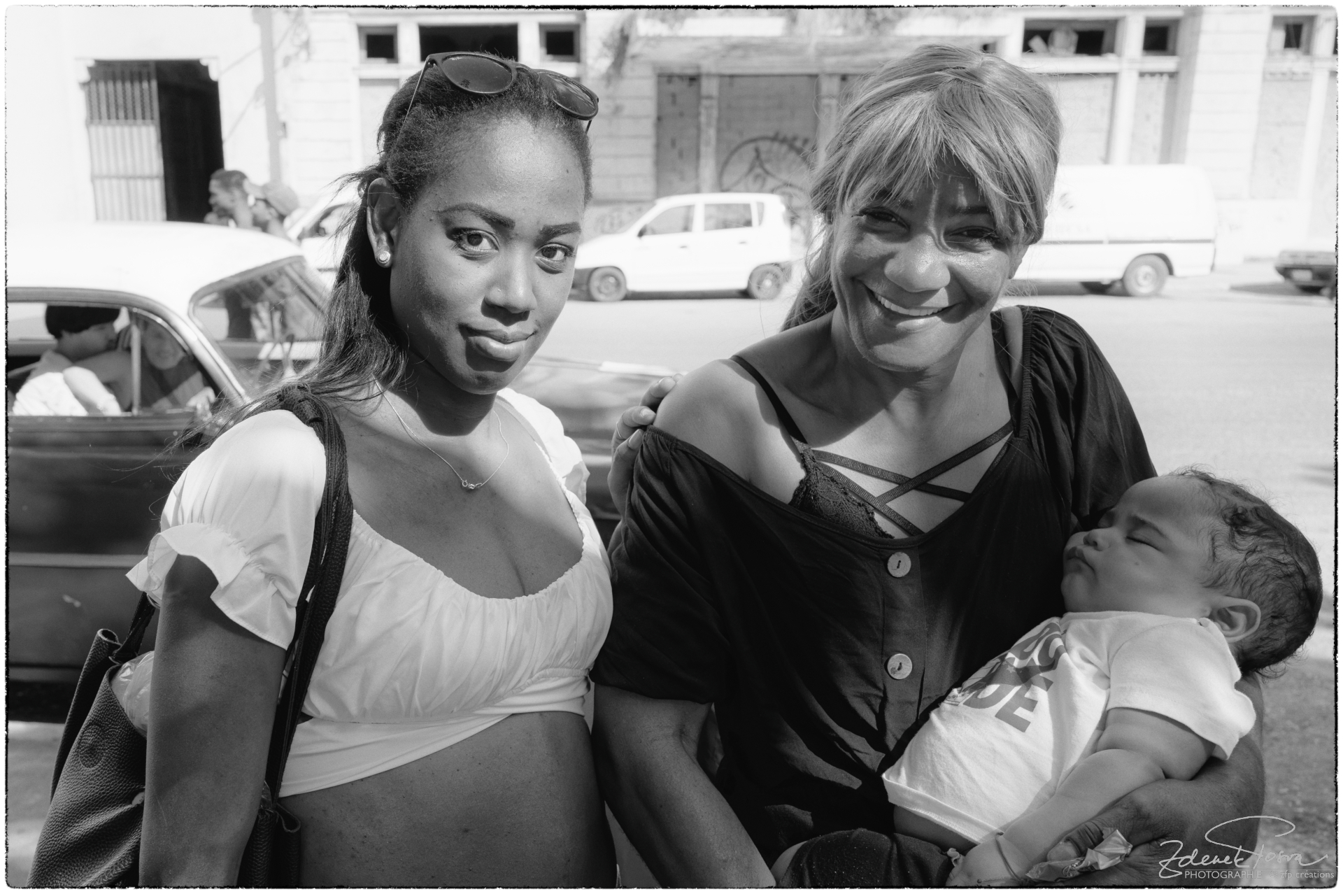 La grand-mère, la mère et son enfant, La Havane